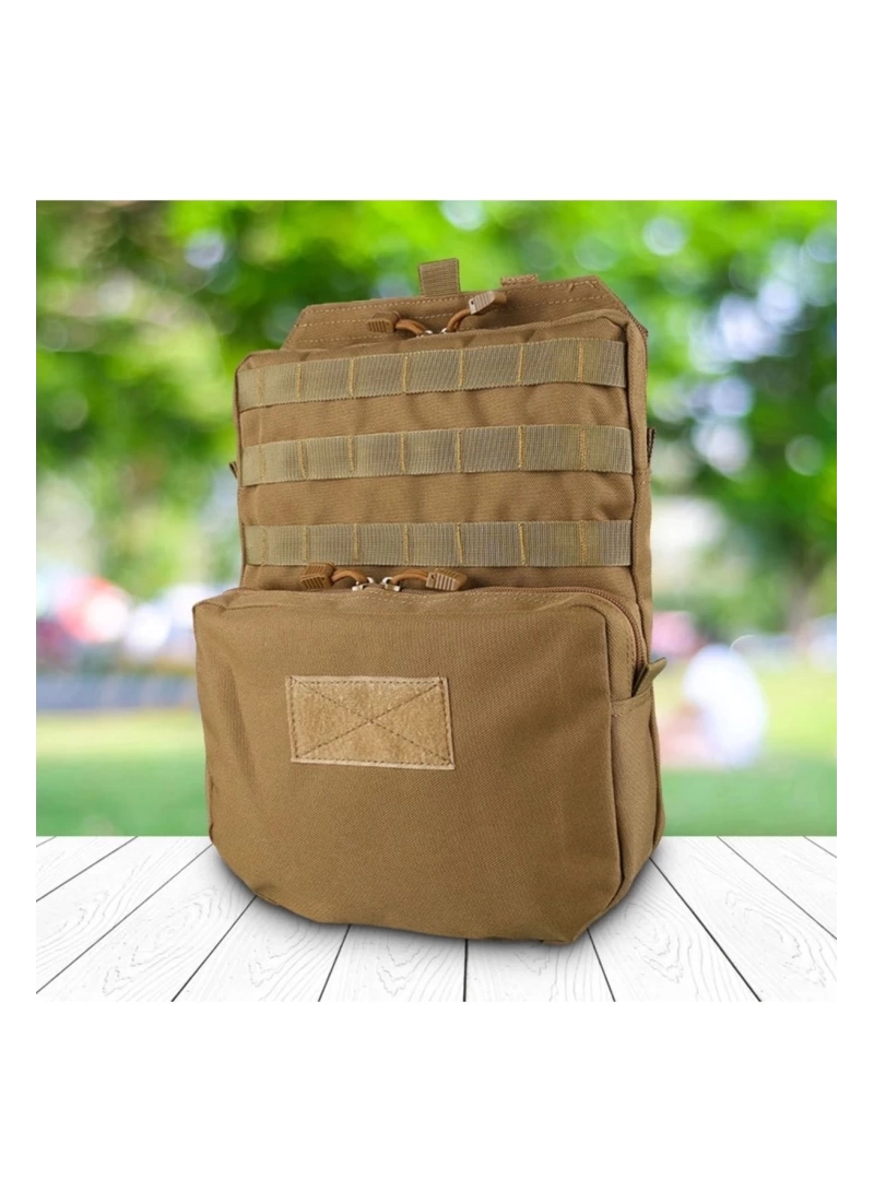 38CM Taktik Çöl Desert Molle Yelek Montajlı Çanta NO11