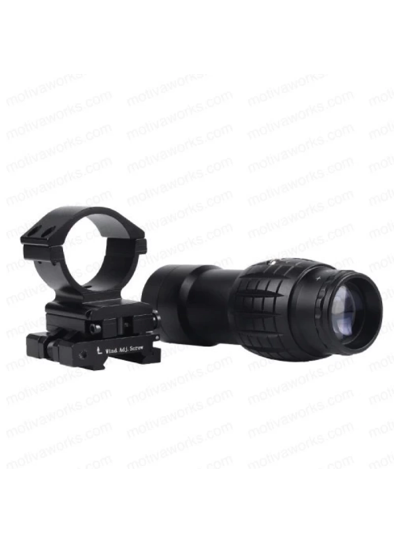 Taktikal 3x Dürbün Yakınlaştırıcı Magnifier Yana Yatan