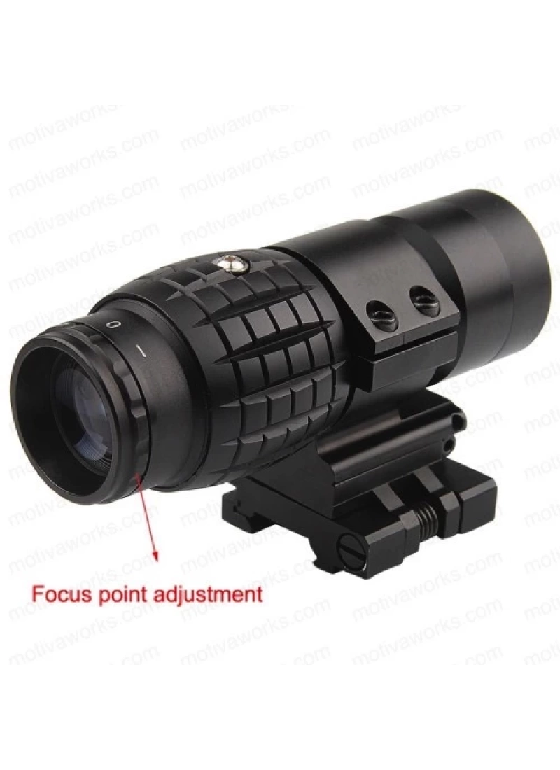 Taktikal 3x Dürbün Yakınlaştırıcı Magnifier Yana Yatan