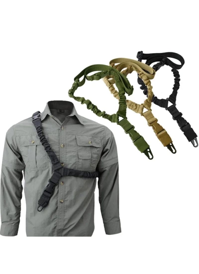 Tek Nokta Çöl Tan Metal Askeri Airsoft Avcılık İthal Askı Kayışı