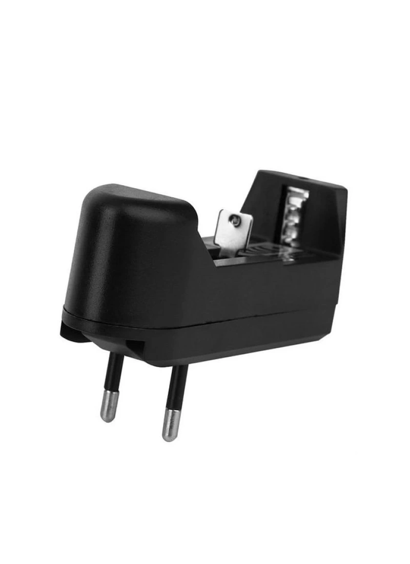 Tekli 18650 14500 16340 CR123 3.7 Volt Şarjli Pil Şarj Cihazı Aleti ve Aparatı