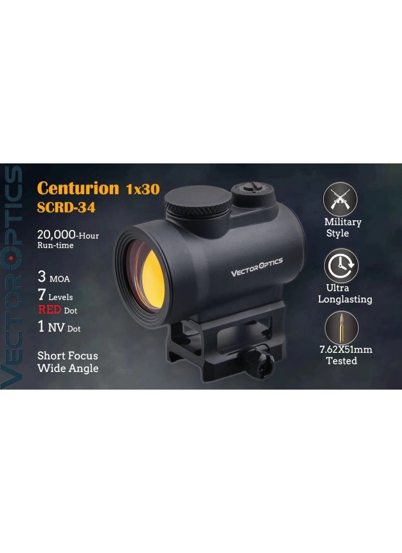 Vector Optics Centurion 1x30 Red Dot SCRD-34