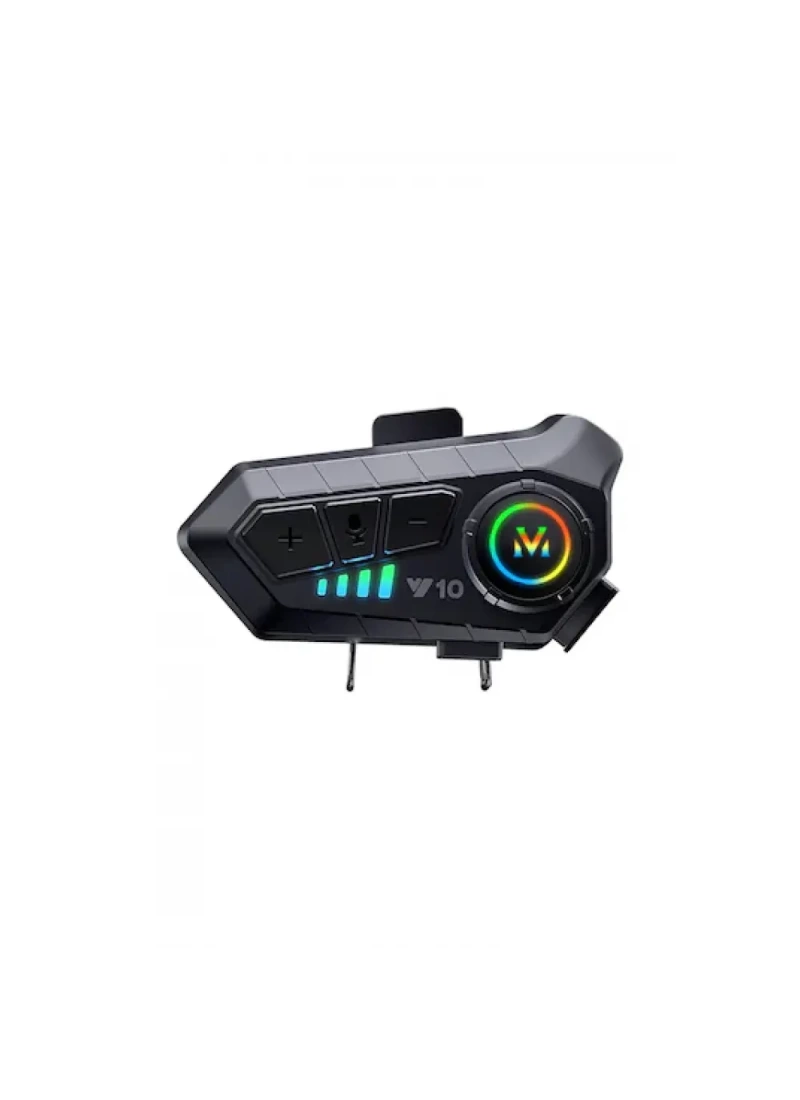 Y10-2X Motosiklet Bluetooth Kask Kulaklık – IPX6 Su Geçirmez, 1000M Interkom, 30 Saat Konuşma Süresi, 2in1 Mikrofon Seti