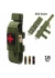 15CM Taktik Medikal Turnike ve Makas Pouch Molle Kemer, Çanta Montajlı Haki Yeşil NO18