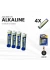 Alkaline Pil Battery İnce 4 Adet 1.5V AAA Kumanda Pili