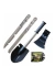 Kamp Asker Outdoor Modüler Kürek Balta Testere Bıçak Takımı 4 Lü Set