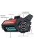 K25 2X BT5.3 intercom Led Fenerli Sesli Asistan Gürültü Engelleme Su Geçirmez Kask Kulaklığı