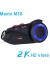 Maxto M3S Akıllı Kameralı BT 5.0 Kask intekom, FM, HD Video, Suya Dayanıklı, Geniş Açılı Lensli
