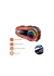 Q08-2X RGB Işıklı Intercom Motosiklet Bluetooth Kulaklık Seti – 2 Kişilik Bağlantı / 1000mAh / IP65