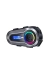 Q08 Kask Kulaklık FM LCD Ekranlı RGB Işıklı Motosiklet Bluetooth Kulaklık – IPX67 Su Geçirmez Gürültü Azaltma 1000mAh