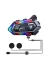 Y20 MAX BT 5.3 Intercom RGB IPX6 Su Geçirmez, RGB Işıklı Motosiklet Kask Kulaklığı