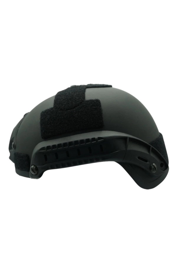 Protective Short Black Rail Air-soft Helmet