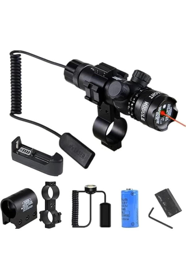 Airsoft Ayarlanabilir Kırmızı Lazer Sight Dot Kablolu