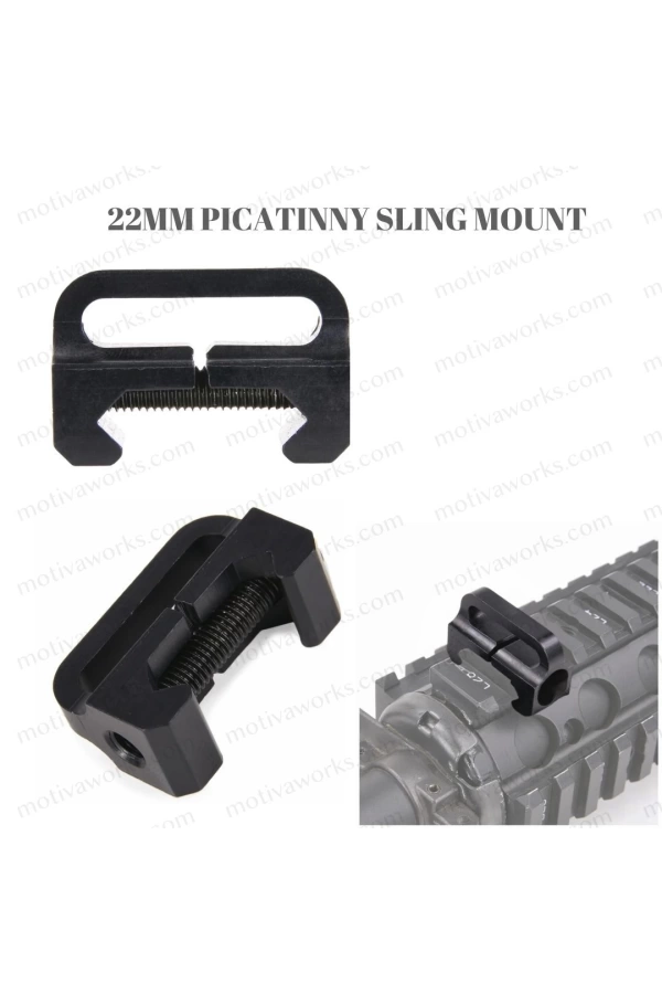 Askı Kayış Bağlantısı Universal Picatinny Taktik Tüfek Sling Mount Metal 22mm