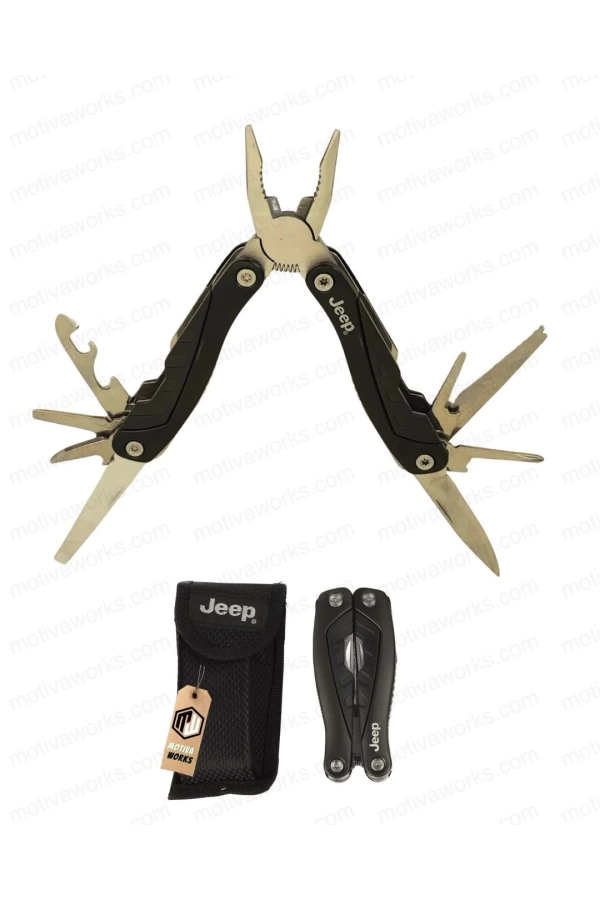 Multitool Çakı Jeep Model Siyah Pense