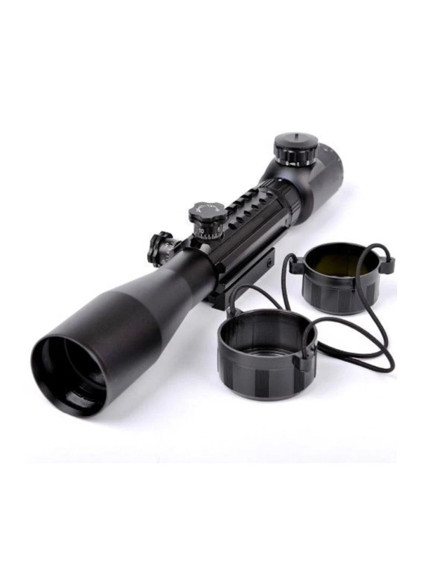 3-9x32 Zoomlu Av Tüfeği Dürbünü Çift Işık Kaynaklı Kızaklı