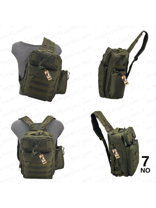38CM Taktik Outdoot Çöl Tan Desert Sırt veya Çapraz Duble Çanta NO7
