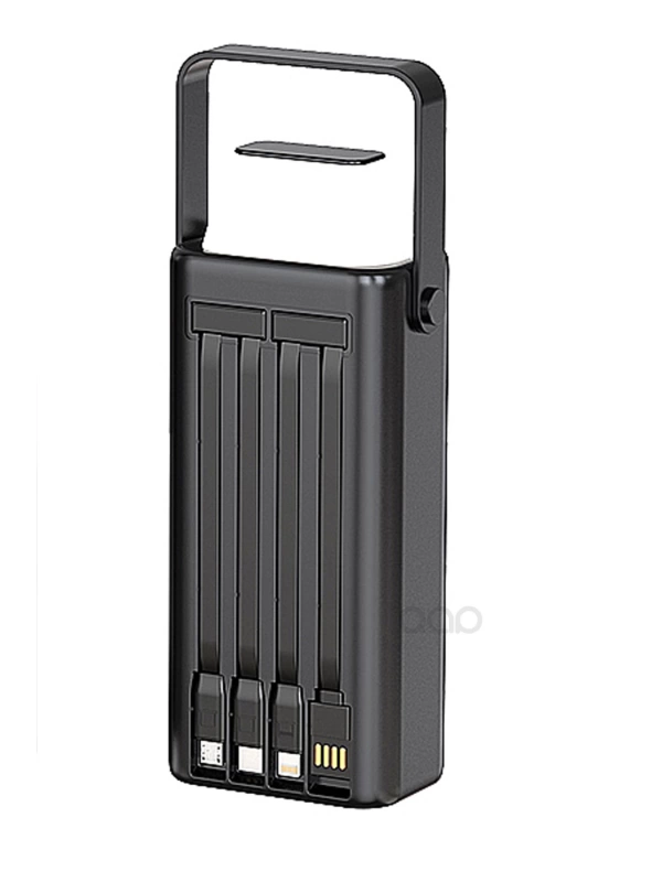 PW113 50000 Mah Pd 22,5w Kendinden Kablolu Hızlı Şarj Power Bank Turbo Hızlı Fener Özellikli Kamp