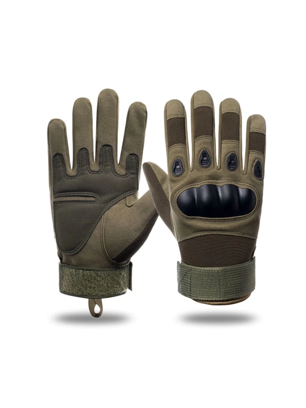 Combat Hard Shell Taktik Eldiven Korumalı Uzun 3 Renk