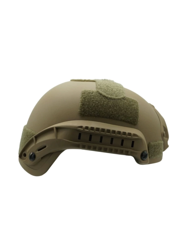 Koruyucu Çöl Sarı Raylı Airsoft Kask Miğfer
