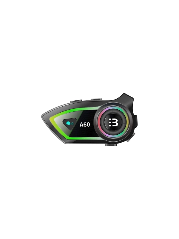 A60 Motosiklet Kask Kulaklık Bluetooth Intercom RGB Işıklı Motorsiklet Interkom