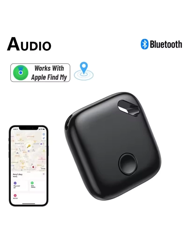 Airtag Akıllı GPS Takip Cihazı Apple IOS Uyumlu SmartTag (Siyah)