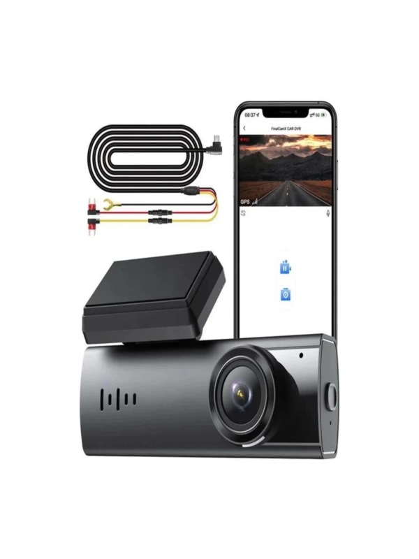 Araç İçi Kamera Wifi DVR Ön Sensörlü 3MP 1920*1080p Type-C 170 Derece Geniş Açı 128GB MicroSD Destekli
