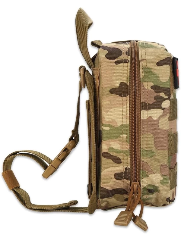 20CM Askeri Taktik Tıbbi Medikal Çanta Multicam Kamuflaj Molle İlk Yardım Çantası No13