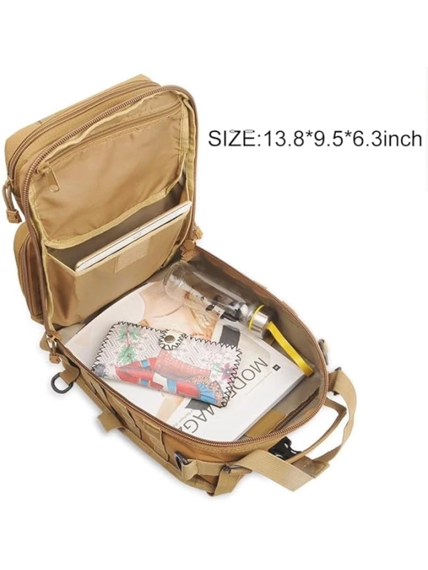 35cm Kamuflaj Multicam 20 LT Taktik Omuz Çantası 14in NO8