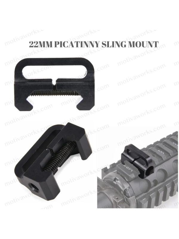 Askı Kayış Bağlantısı Universal Picatinny Taktik Tüfek Sling Mount Metal 22mm