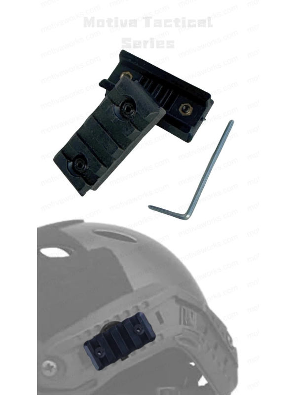 Fast Helmet Side Rail Mount Adapter, Tactical Helmet Rail Mount Adapter Adjustable ARC Guide for 22mm Picatiny Slot Tactical Helmet Accessories