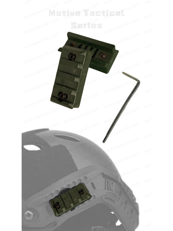 Fast Helmet Side Rail Mount Adapter, Tactical Helmet Rail Mount Adapter Adjustable ARC Guide for 22mm Picatiny Slot Tactical Helmet Accessories