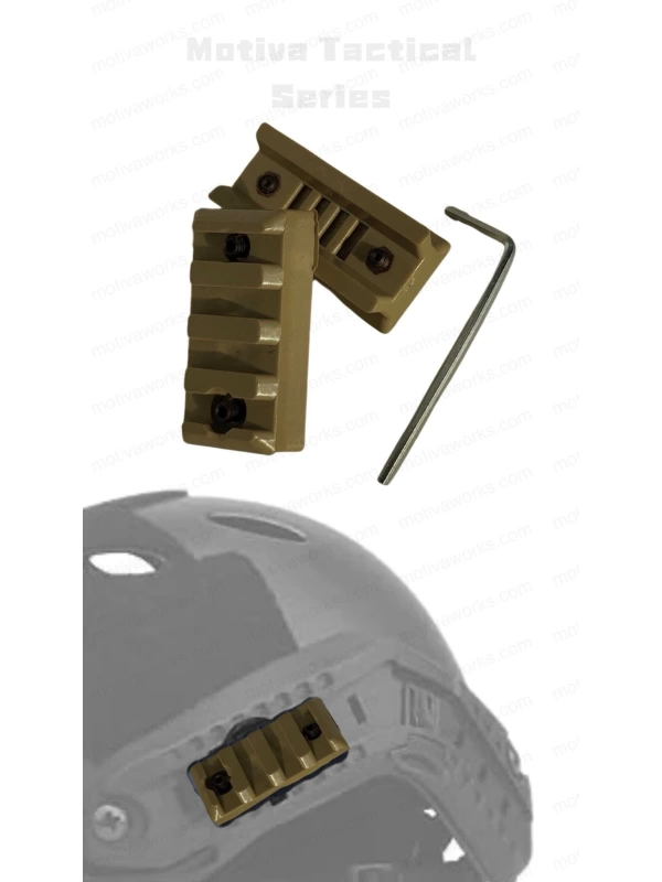 Fast Helmet Side Rail Mount Adapter, Tactical Helmet Rail Mount Adapter Adjustable ARC Guide for 22mm Picatiny Slot Tactical Helmet Accessories