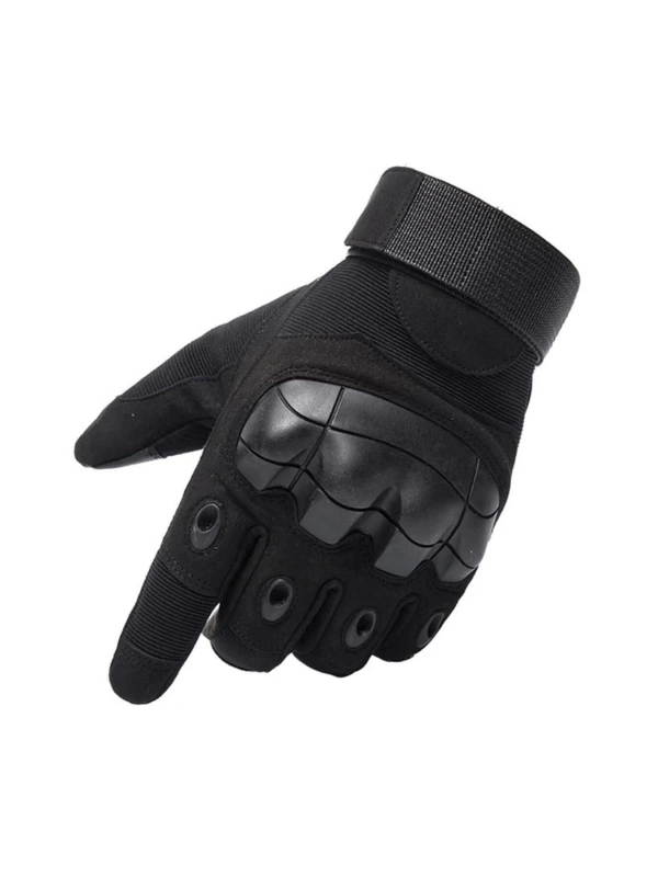 Combat FlexShield Korumalı Uzun Taktik Askeri Bisiklet Soft Destekli Motosiklet Eldiveni