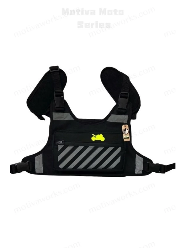 Motorcycle Bicycle Reflective Chest Bag