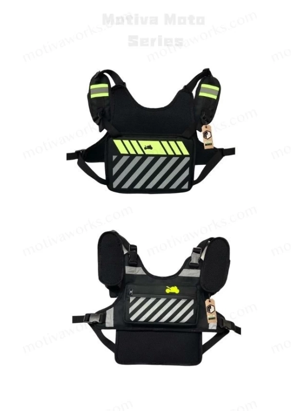 Motorcycle Bicycle Reflective Chest Bag
