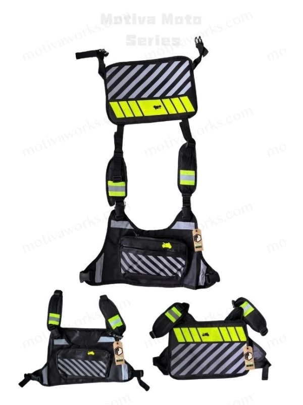Motorcycle Bicycle Reflective Chest Bag