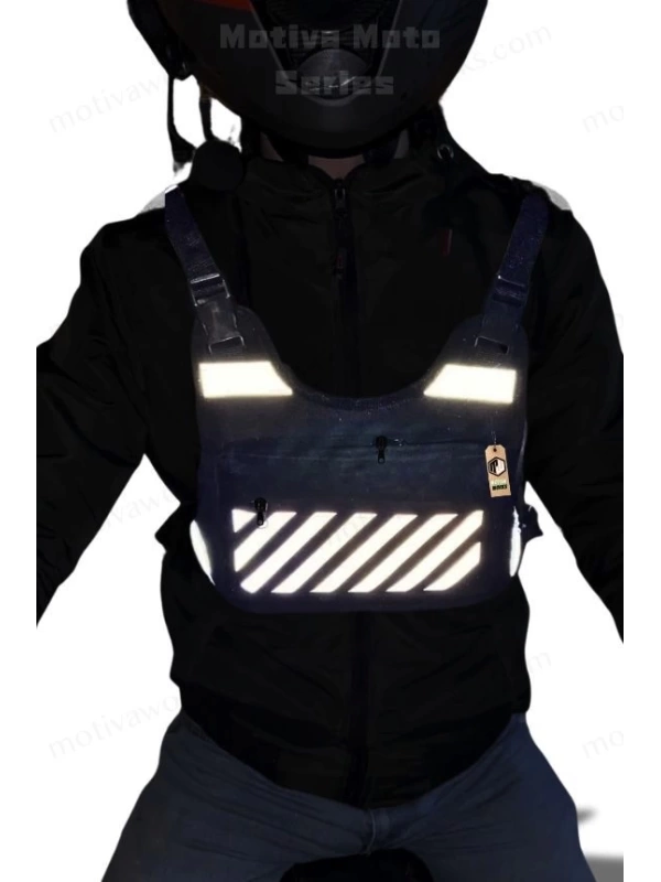 Motorcycle Bicycle Reflective Chest Bag