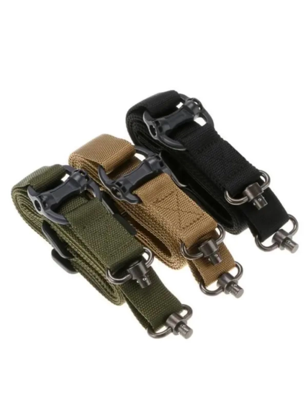 MPT QD Siyah Metal Bas Çıkarlı Askeri Airsoft Avcılık Tüfek Askı Kayışı