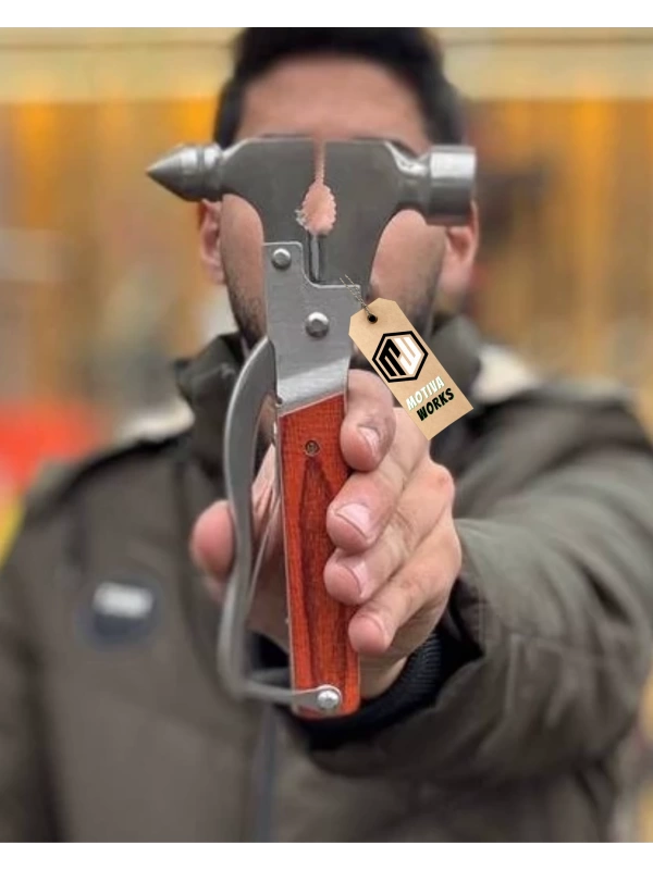 Multitool Çekiç Kırıcı Pense 19 Fonksiyonlu Çakı Yaşam Acil Durum Yaşam Seti