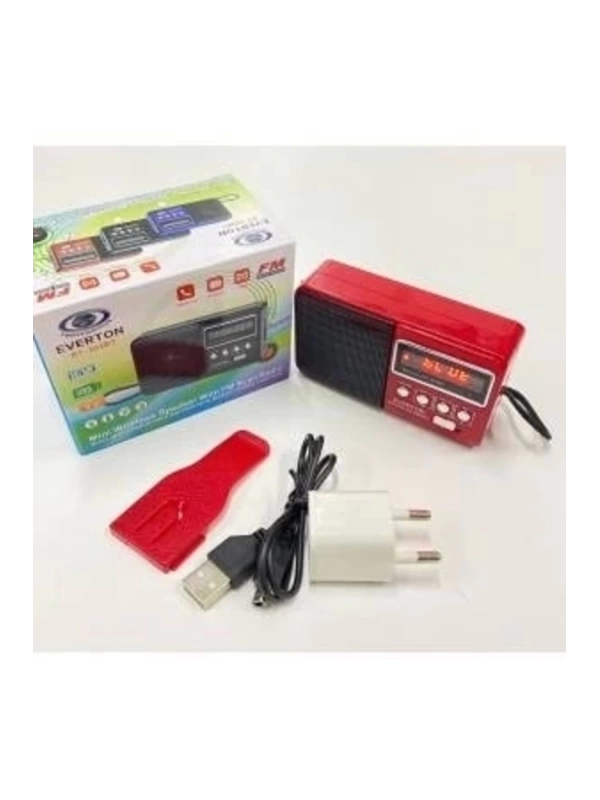 RT303 FM/AM/USB  MicroSD Girişli Şarzlı El Radyosu