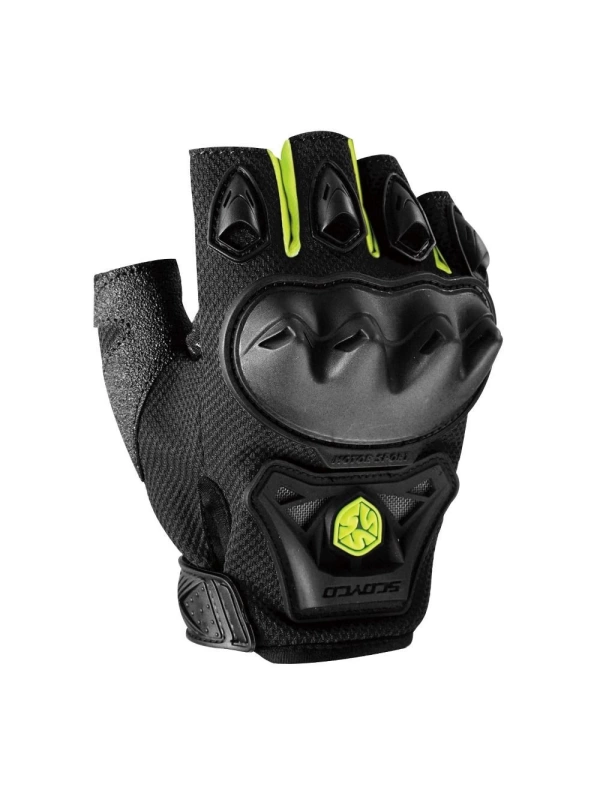 Scoyco MC29D Yarım Neon Sarı Motosiklet Eldiveni