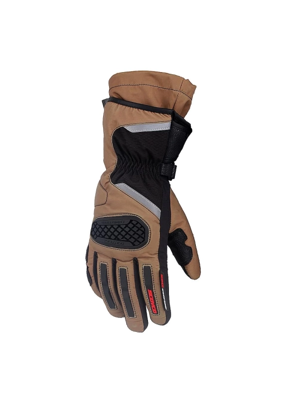 Scoyco MC48 Kışlık Uzun Kevlar Motosiklet Eldiven (Kahverengi)