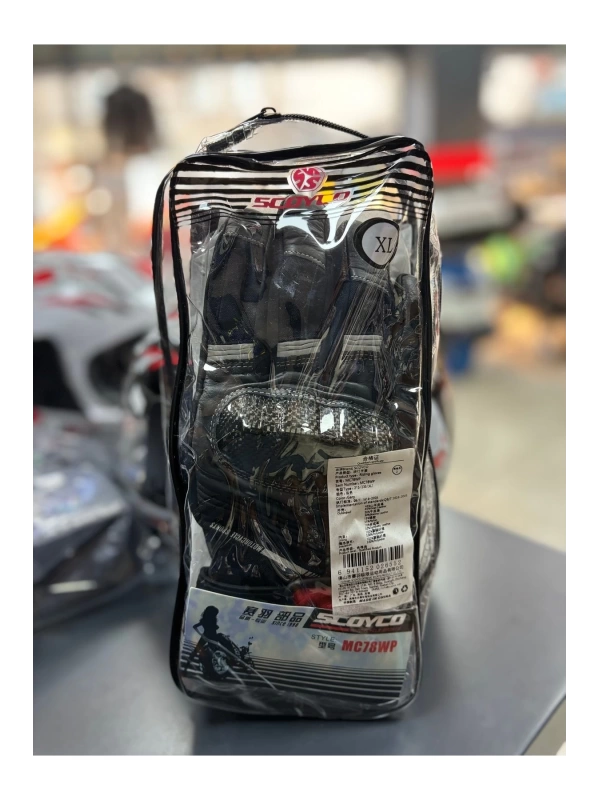 Scoyco MC78WP WaterProof Kışlık Karbon Korumalı Motosiklet Eldiveni