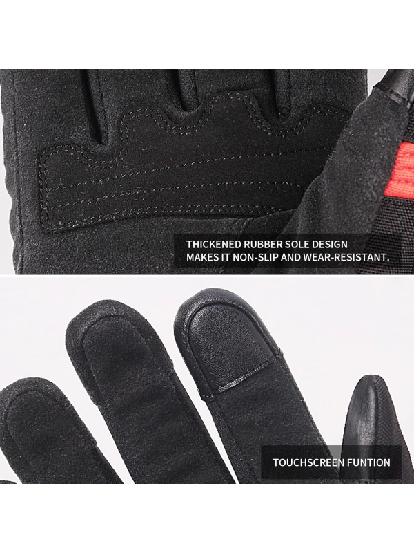 Scoyco MC83 WaterProof Kışlık Motosiklet Eldiveni Silecekli (Turuncu)