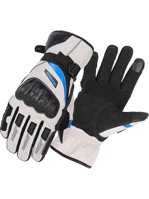 Scoyco MC83 WaterProof Kışlık Motosiklet Eldiveni Silecekli (Beyaz)