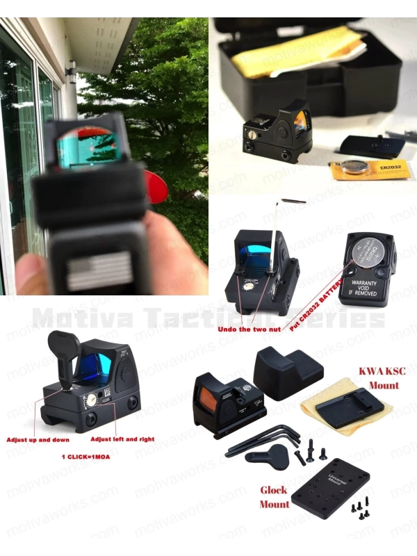 Pistol Reddot Sight 25MOA Red