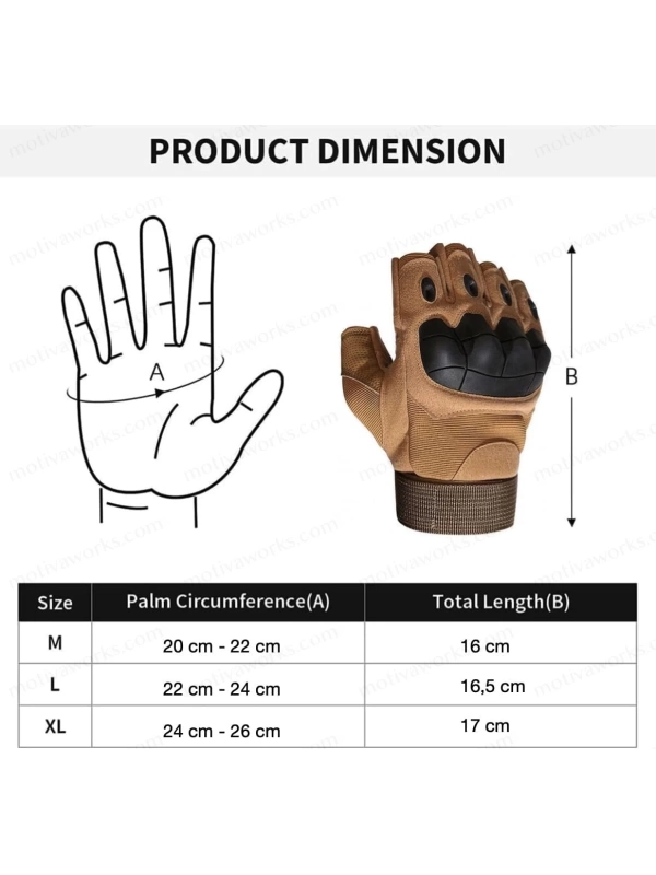 Taktik Combat Desert FlexShield 511 Model Motosiklet Operasyon Outdoor Sport Korumalı Yarım Parmaksız Eldiven
