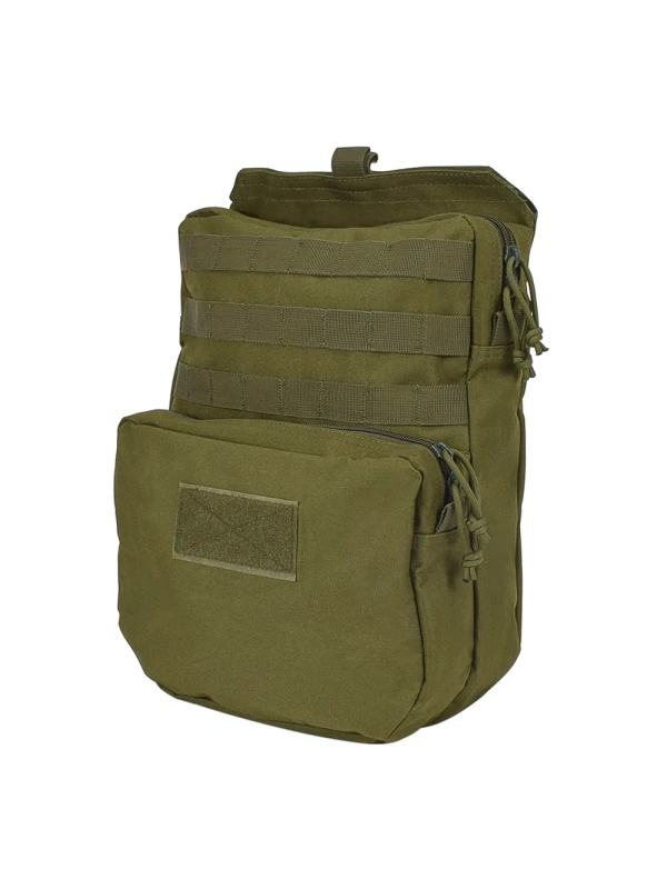 38CM Taktik Haki Yeşil Molle Yelek Montajlı Çanta NO11
