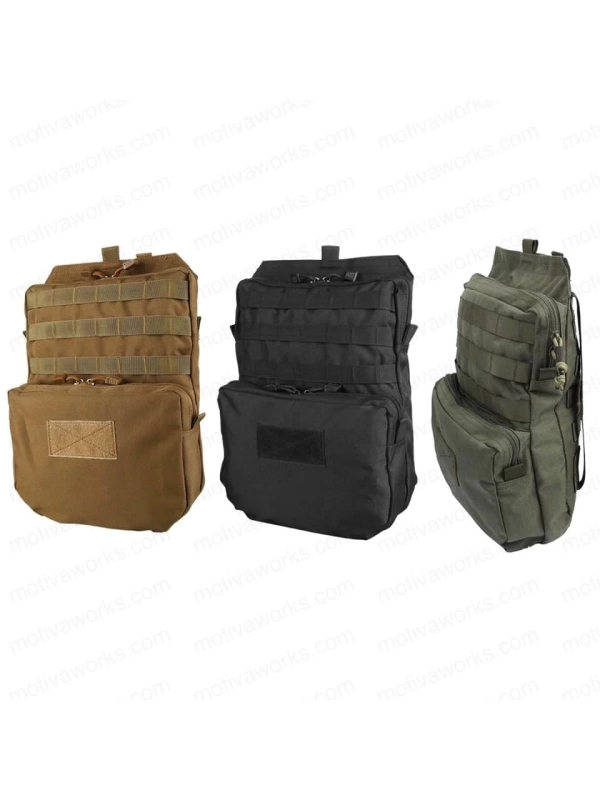 38CM Taktik Haki Yeşil Molle Yelek Montajlı Çanta NO11
